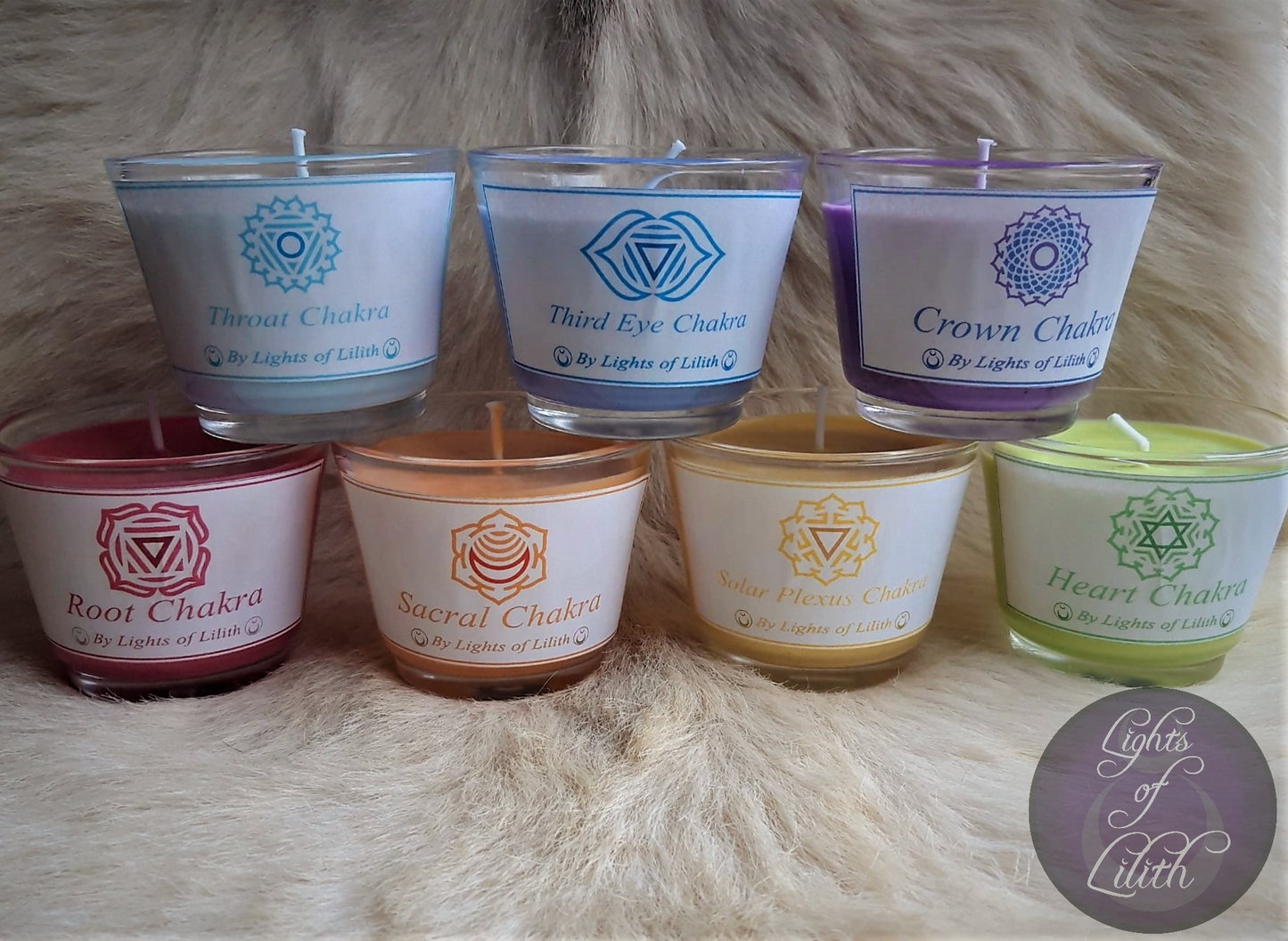 Chakra Scented Candles