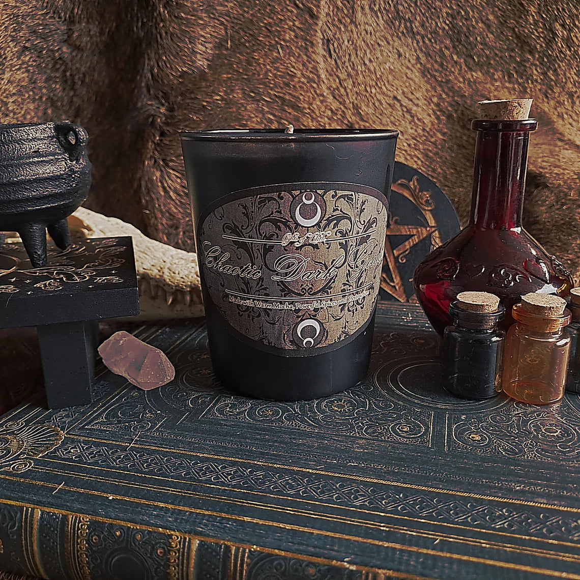 Chaotic Dark Goddess Candle