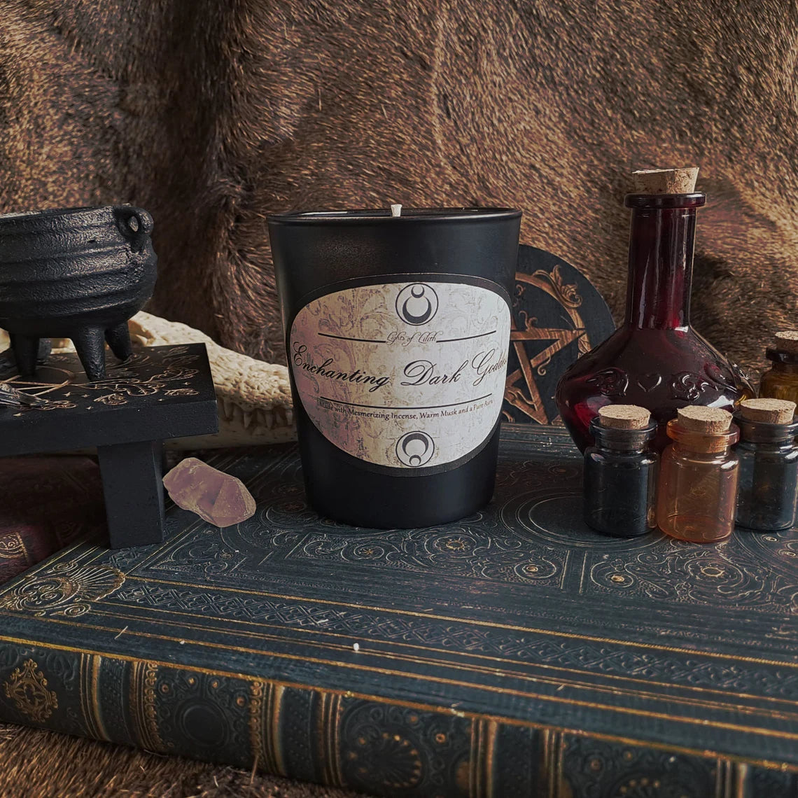 Enchanting Dark Goddess Candle