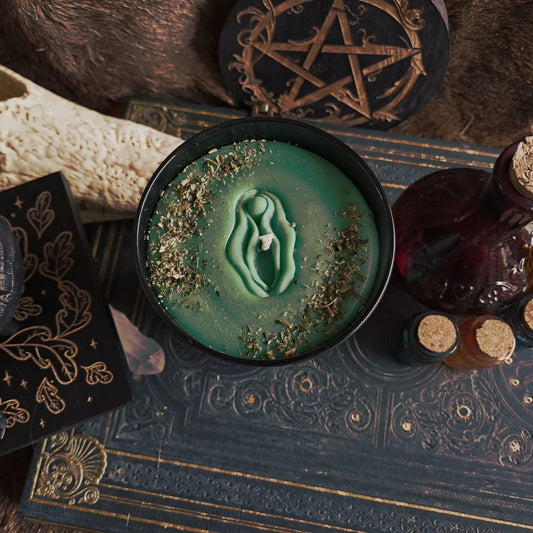 Mysterious Dark Goddess Candle