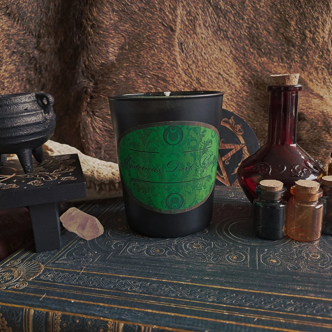 Mysterious Dark Goddess Candle