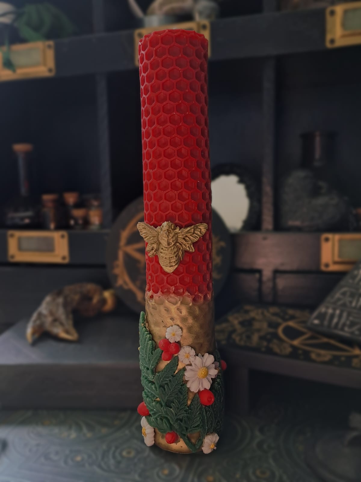 Beltane Beeswax Candle