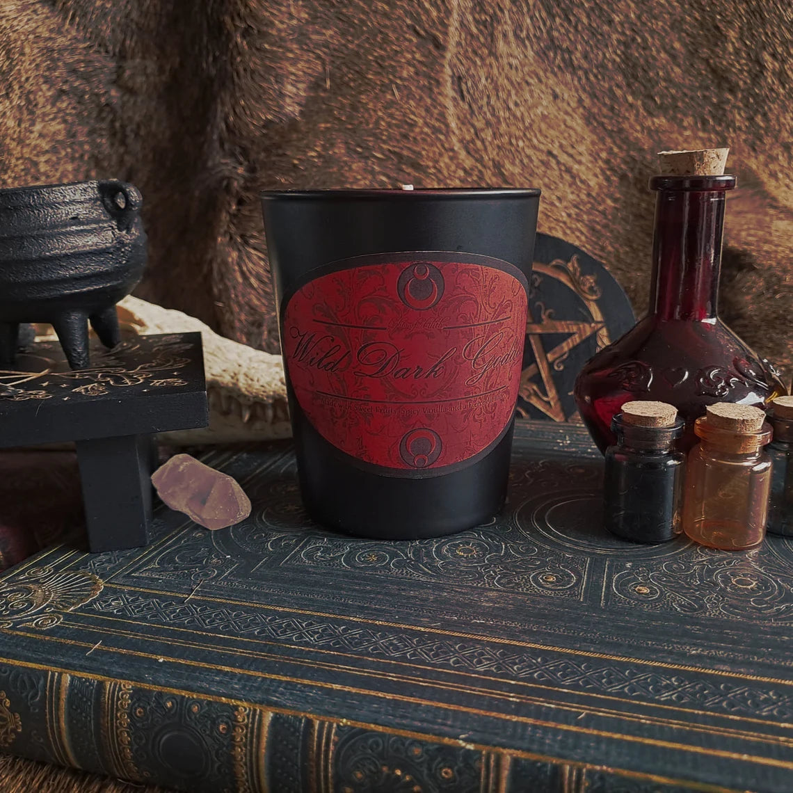 Wild Dark Goddess Candle