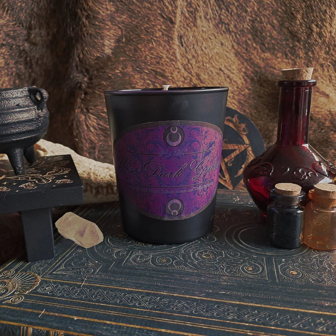 Wise Dark Goddess Candle