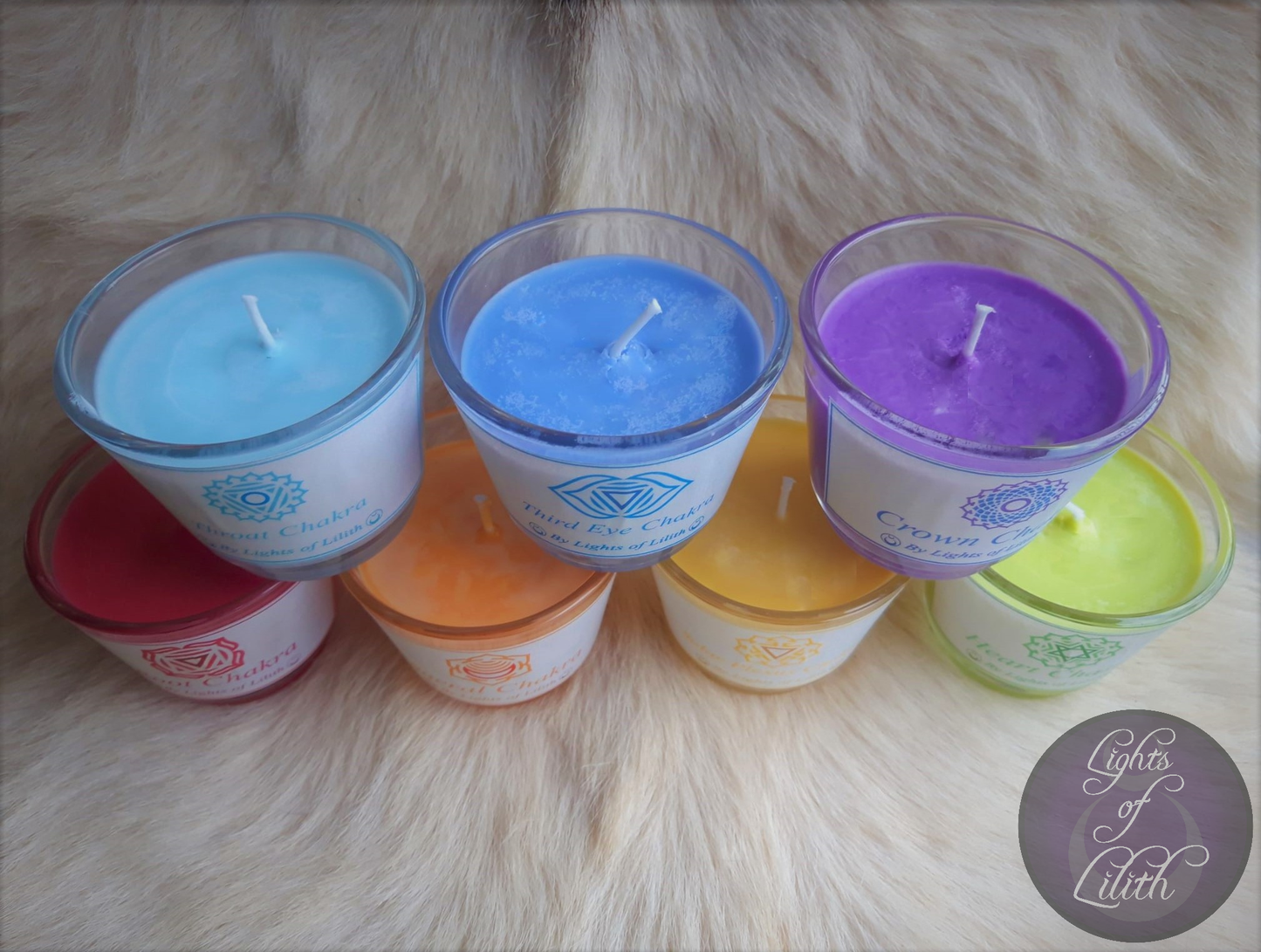 Chakra Scented Candles