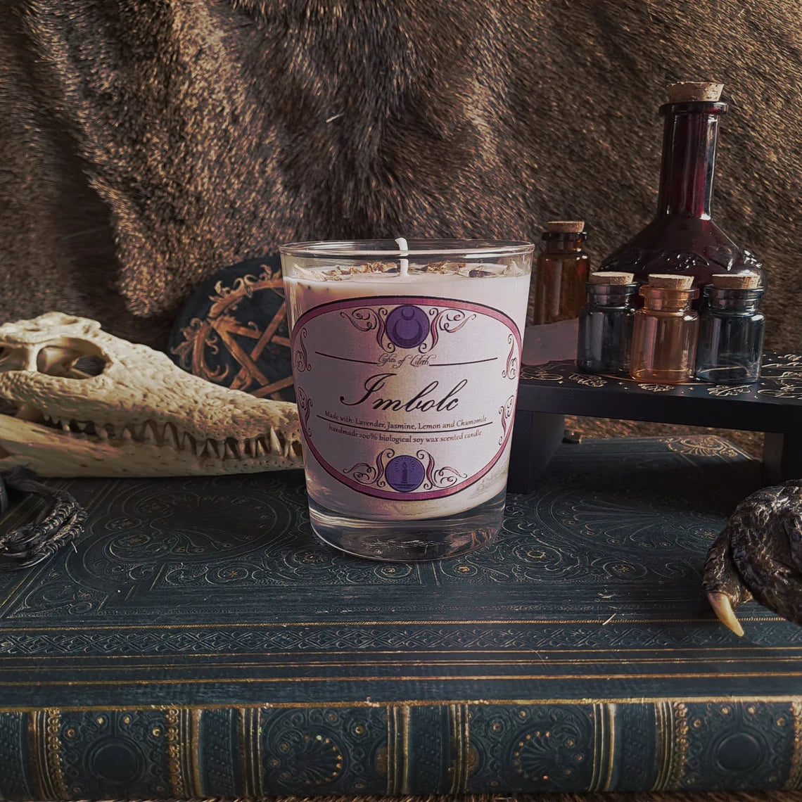 Imbolc Candle