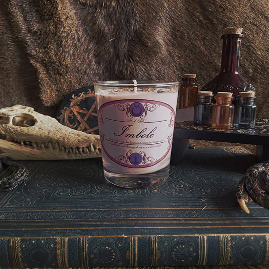 Imbolc Candle