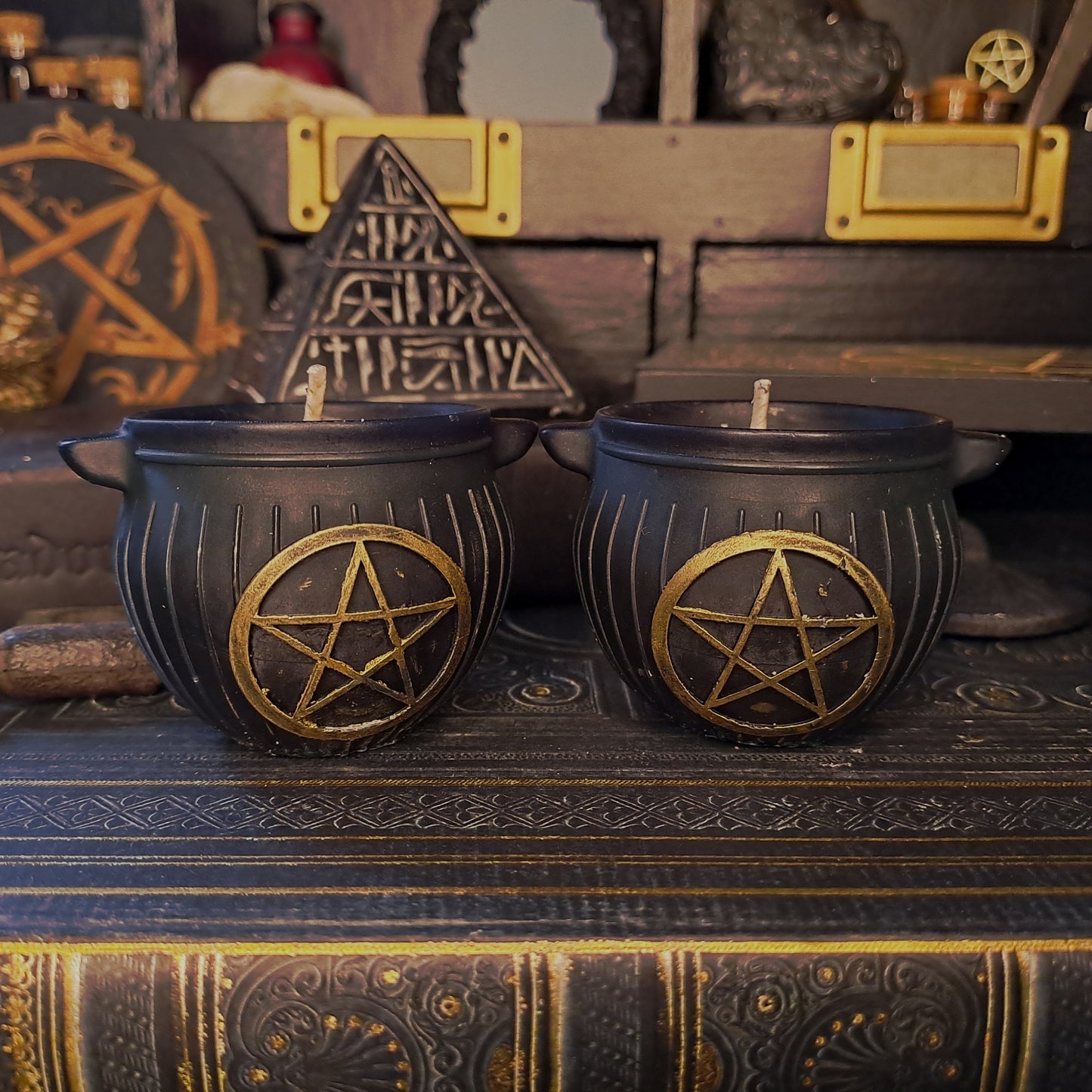 Cauldron Candle Set