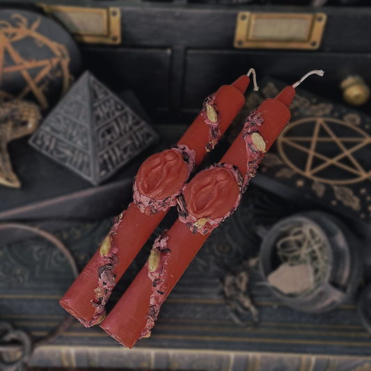 Divine Feminine Beeswax Candle Set