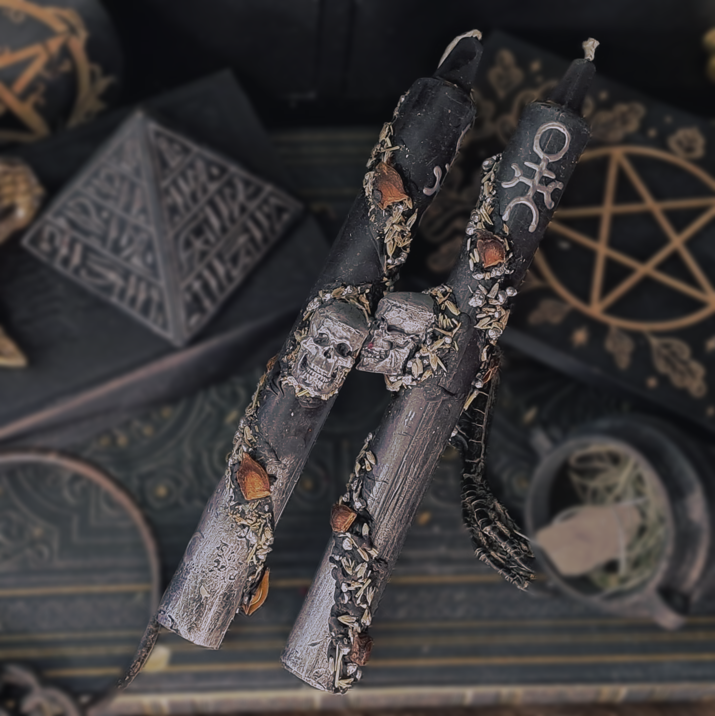 Hecate Beeswax Candle Set