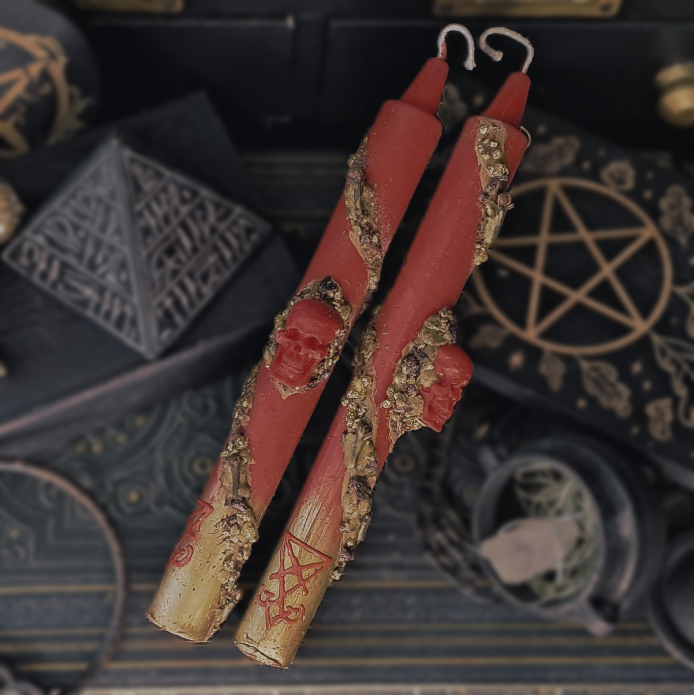 Lucifer Beeswax Candle Set