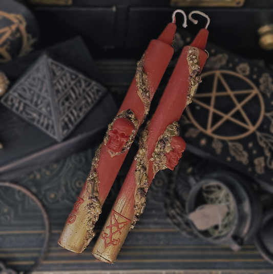 Lucifer Beeswax Candle Set