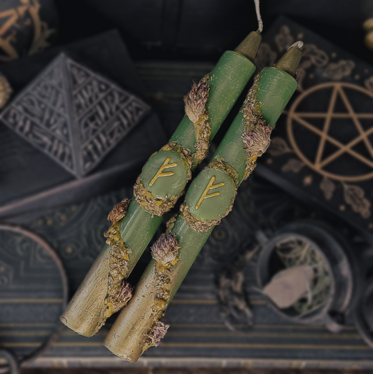 Wealth Beeswax Candle Set
