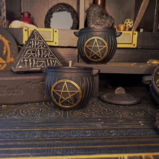 Cauldron Candle Set